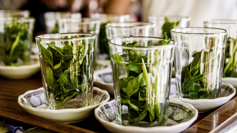 Moroccan mint tea