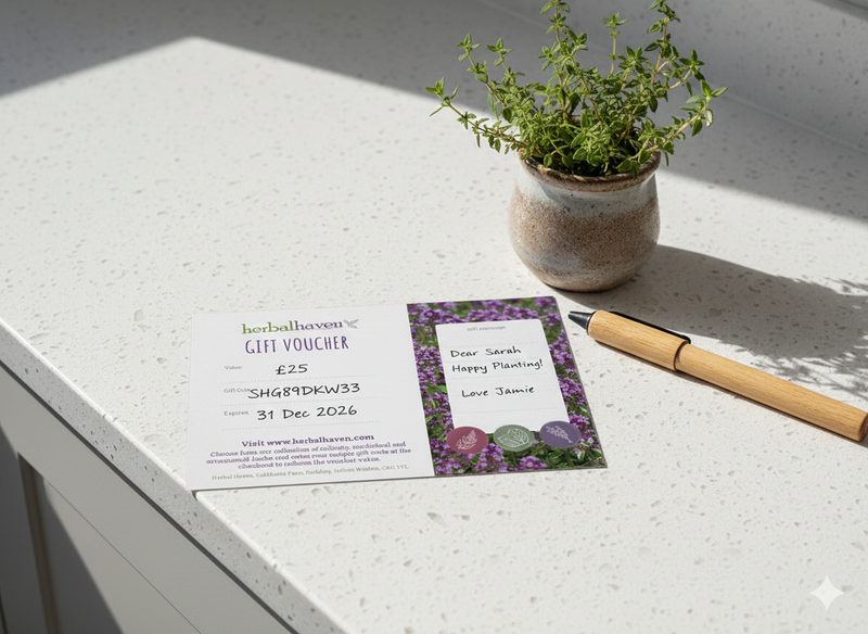 Herbal Haven Postal Gift Voucher